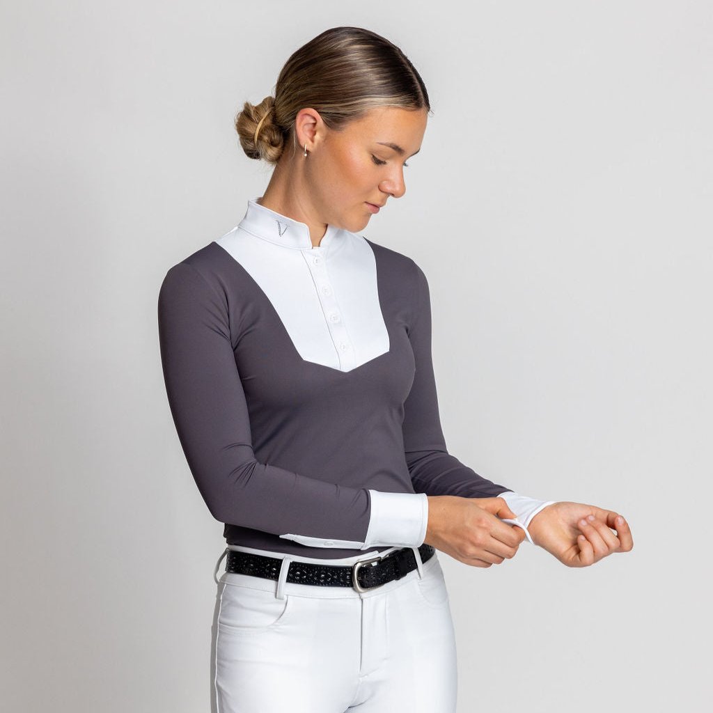 Prestige Long Sleeve Victus Equestrian Show Shirt