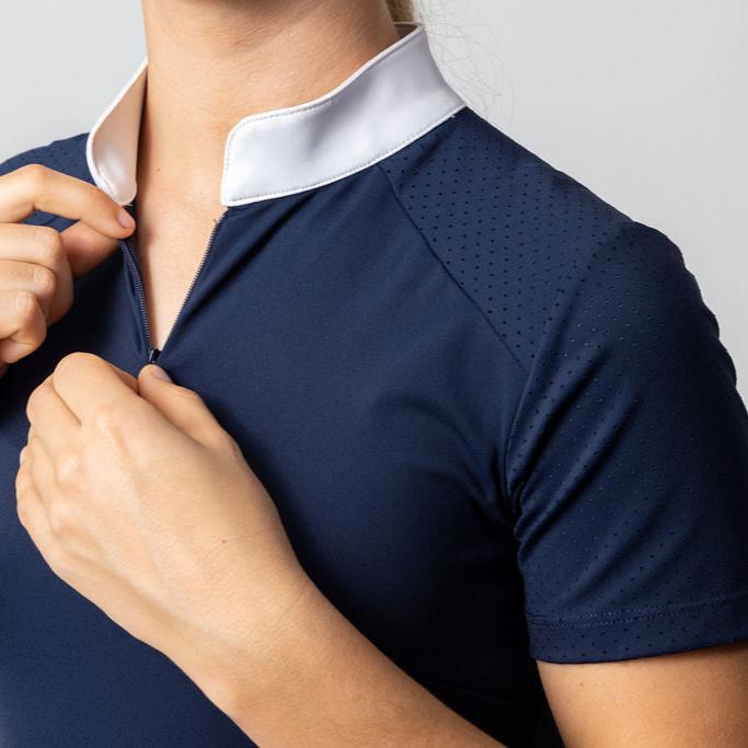 Timeless Short Sleeve Show Shirt-Navy