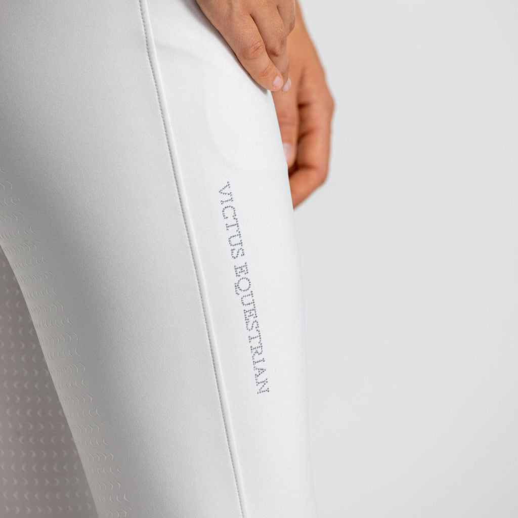 Luxe White Breeches - Victus Equestrian