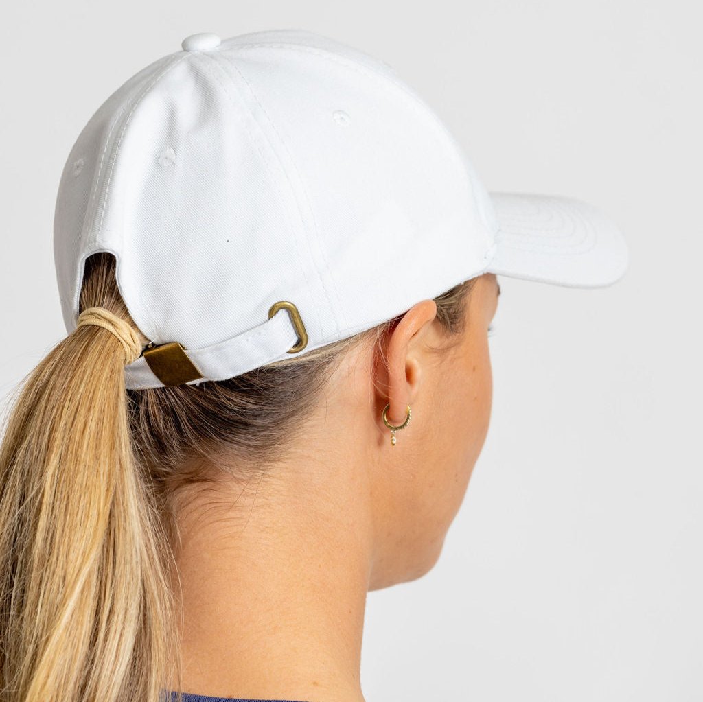 White Victus Equestrian Cap