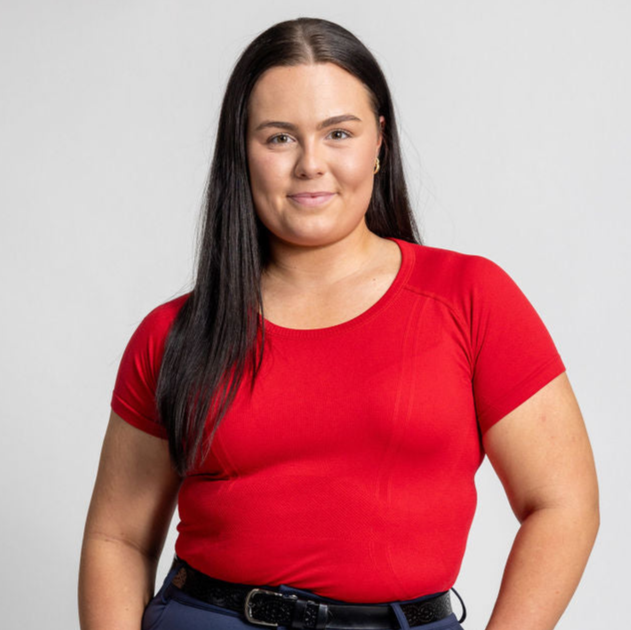 Ferrari Red Seamless Top Victus Equestrian