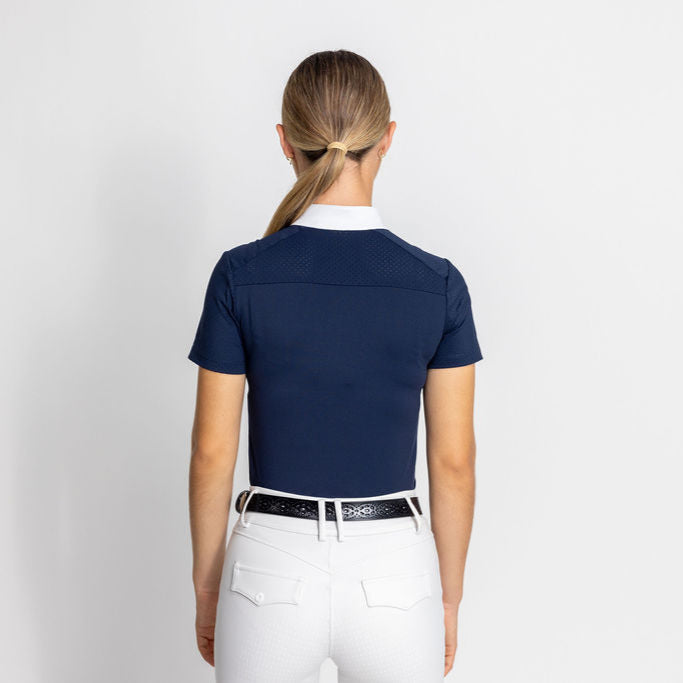 Timeless Short Sleeve Show Shirt-Navy