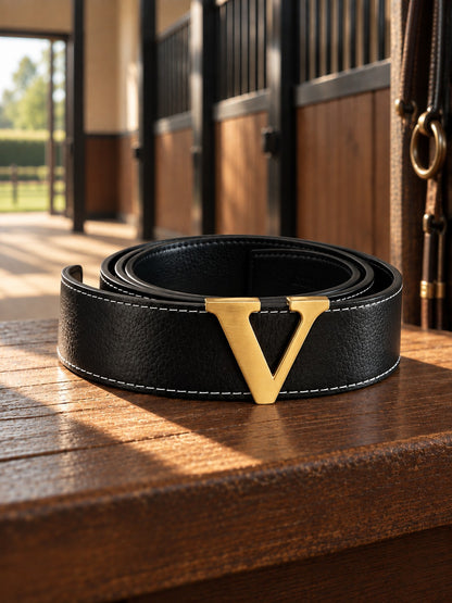 Victus Signature Leather Belt