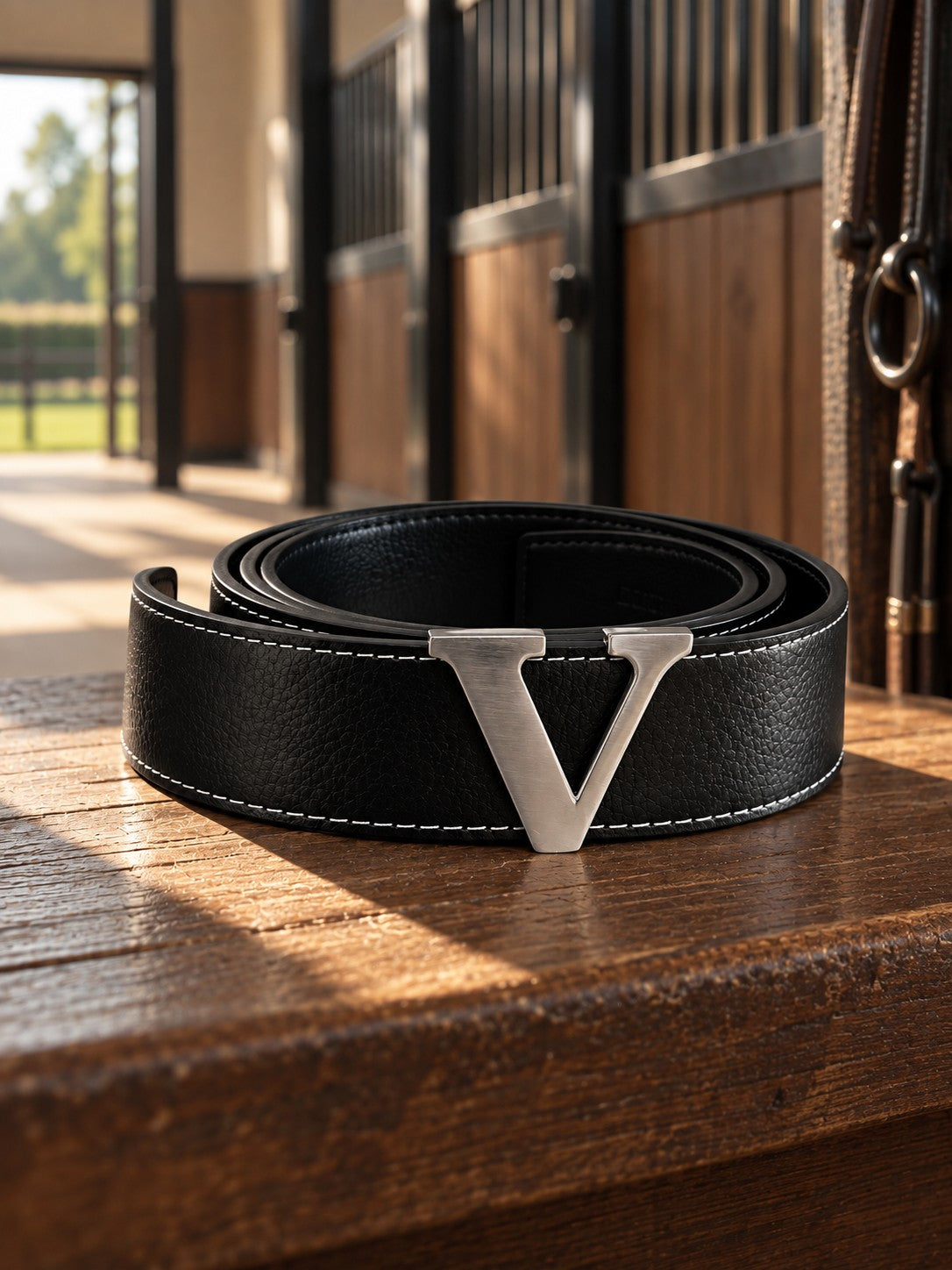 Victus Signature Leather Belt