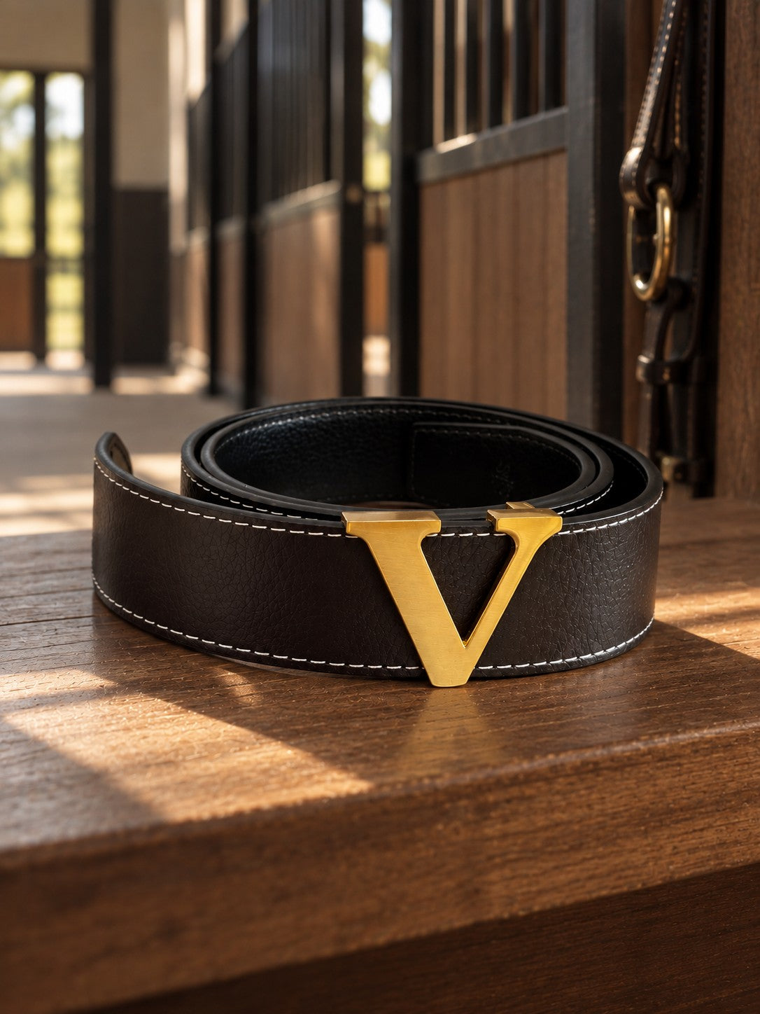 Victus Signature Leather Belt
