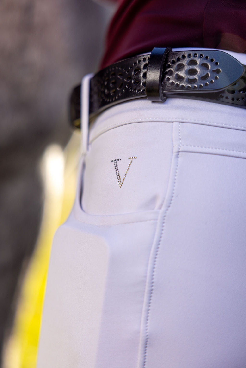 Victus Equestrian Leather Belt Black